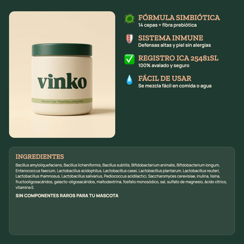 Vinko - Probioticos para tu Mejor Amigo